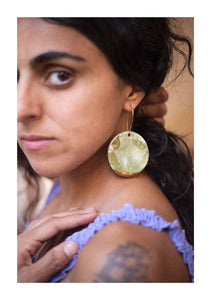 Balwa بَلْوة Round marbled earrings